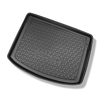 Tapis de coffre adapté pour Volvo V40 II Hayon (07.2012-07.2019) - bac de coffre - protection de coffre voiture - coffre supérieur; pour les voitures avec plancher double