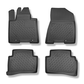 Tapis de sol en TPE adapté pour Kia Sportage IV SUV (12.2015-10.2022) - tapis de voiture - noir