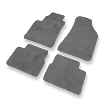 Tapis de Sol Velours adapté pour Lancia Delta III Hayon (2008-2014) - Premium tapis de voiture - gris