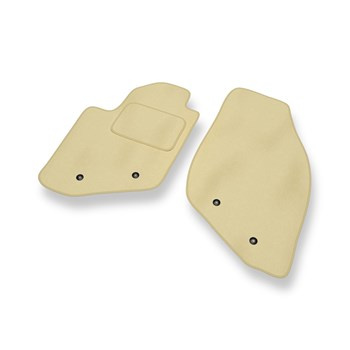 Tapis de Sol Velours adapté pour Volvo XC70 II Crossover (2000-2007) - Premium tapis de voiture - beige