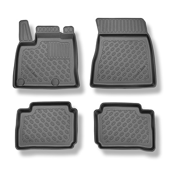 Tapis de sol en TPE adapté pour Nissan Qashqai III e-Power Crossover (07.2022-....) - tapis de voiture - noir