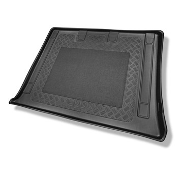 Tapis de coffre adapté pour Mercedes-Benz Vito W639 Van (08.2003-09.2014) - bac de coffre - protection de coffre voiture - version extra longue (empattement 3.430 mm); derriere 3e rangée de sieges