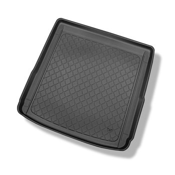 Tapis de coffre adapté pour Audi A4 B9 Avant (11.2015-....) - bac de coffre - protection de coffre voiture - aussi pour les modèles avec des rails de fixation; aussi pour la version Quattro