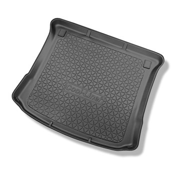Tapis de coffre adapté pour Mazda 5 III Monospace (10.2010-2015) - bac de coffre - protection de coffre voiture - 7 places; 3me rangée abaissée