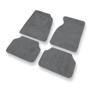 Tapis de Sol Velours adapté pour Ford Mustang IV Coupé, Cabriolet (1994-2004) - Premium tapis de voiture - gris