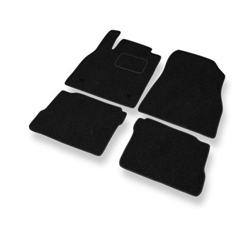 Tapis de Sol Feutres adapté pour Nissan Micra V (2017-....) - tapis de voiture - noir