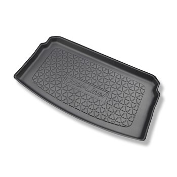 Tapis de coffre adapté pour Volkswagen Polo VI 2G AW Hayon (10.2017-....) - bac de coffre - protection de coffre voiture - coffre inférieur; plancher amovible en la position la plus basse