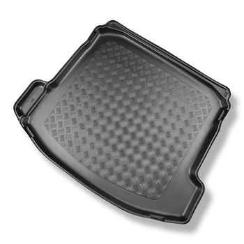 Tapis de coffre adapté pour Audi A3 8Y Berline (04.2020-....) - bac de coffre - protection de coffre voiture - cavité gauche amovible dans les modèles avec filet latéral