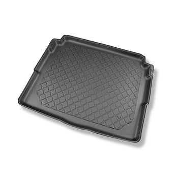 Tapis de coffre adapté pour Opel Grandland X SUV (10.2017-....) - bac de coffre - protection de coffre voiture - coffre inférieur avec espace prévu pour le plancher amovible du coffre; sous / sans plancher amovible du coffre Flex Floor); non pour version 