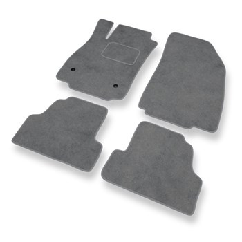 Tapis de Sol Velours adapté pour Chevrolet Trax Crossover (2012-2017) - Premium tapis de voiture - gris
