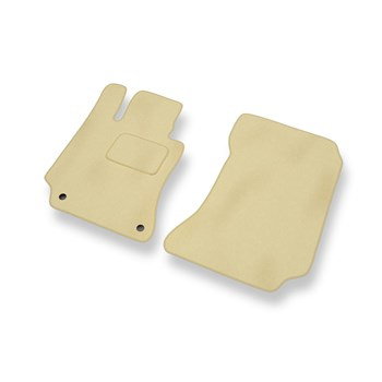 Tapis de Sol Velours adapté pour Mercedes-Benz Classe E W212 (2009-2016) - Premium tapis de voiture - beige