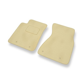 Tapis de Sol Velours adapté pour Audi A8 I D2 Berline (1994-2002) - Premium tapis de voiture - beige