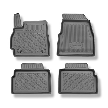 Tapis de sol en TPE adapté pour Omoda 5 SUV (04.2024-....) - tapis de voiture - noir