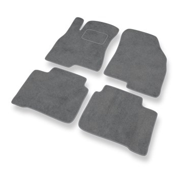 Tapis de Sol Velours adapté pour Kia Optima I Berline (2000-2005) - Premium tapis de voiture - gris