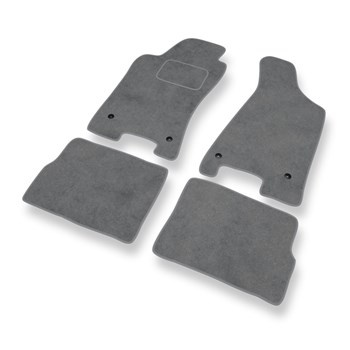 Tapis de Sol Velours adapté pour Audi 80 IV B4 Avant, Coupé, Cabriolet, Berline (1991-1996) - Premium tapis de voiture - gris