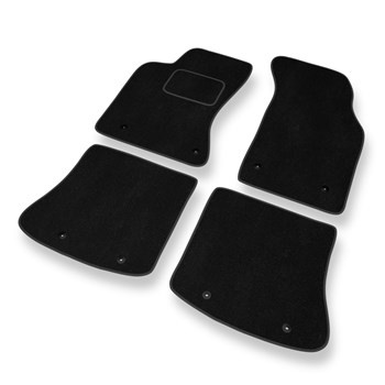 Tapis de Sol Velours adapté pour Audi A4 I B5 Avant, Berline (1994-2001) - Premium tapis de voiture - noir