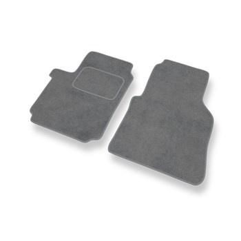 Tapis de Sol Velours adapté pour Volkswagen Amarok I Pick-Up (2009-2021) - Premium tapis de voiture - gris