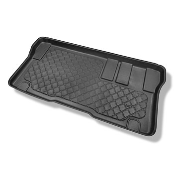 Tapis de coffre adapté pour Toyota Proace Verso Van (01.2016-....) - bac de coffre - protection de coffre voiture - version pour le transport de passagers (break / tour); derriere 3e rangée de sieges; L2 (empattement long); aussi pour la version électriqu