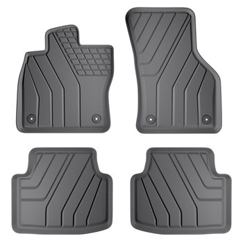 Tapis de sol en TPE adapté pour Skoda Octavia IV Break, Liftback (2019-....) - tapis de voiture - noir