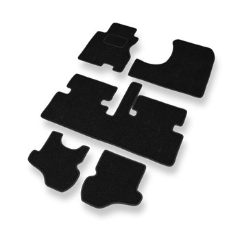 Tapis de Sol Feutres adapté pour Honda Stream I (2001-2006) - tapis de voiture - noir