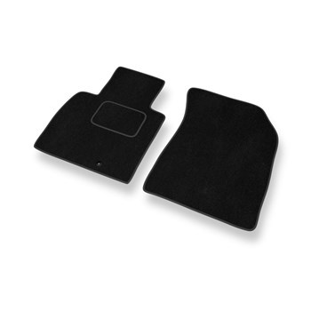 Tapis de Sol Velours adapté pour Nissan Micra IV Hayon (2010-2017) - Premium tapis de voiture - noir