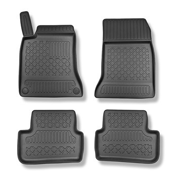 Tapis de sol en TPE adapté pour Mercedes-Benz CLA C117 Coupé (12.2015-10.2022) - tapis de voiture - noir