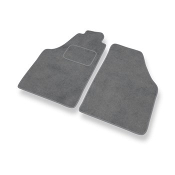 Tapis de Sol Velours adapté pour Fiat Idea Monospace (2003-2012) - Premium tapis de voiture - gris