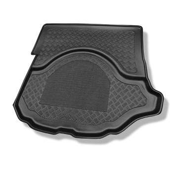 Tapis de coffre adapté pour Jaguar X-Type Berline (2001-2009) - bac de coffre - protection de coffre voiture - avec changeur CD