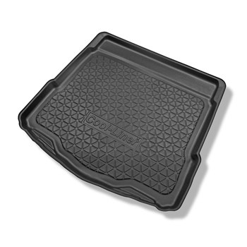 Tapis de coffre adapté pour Nissan X-Trail III T32 SUV (08.2014-....) - bac de coffre - protection de coffre voiture - 5 places; coffre inférieur (sous le plancher amovible)