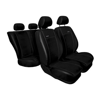 Housses de siège sur mesure adaptées pour Seat Altea Monospace (2004-2015) - housse siege voiture - couverture siege - noir