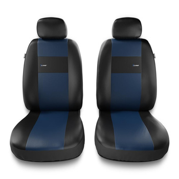 Housses de siège adaptées pour Peugeot 207 (2006-2013) - housse siege voiture universelles - couverture siege - 2XL-BL