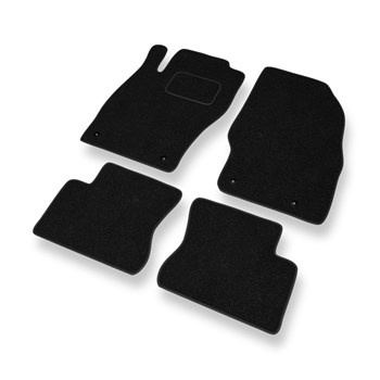 Tapis de Sol Feutres adapté pour Opel Corsa D (2006-2014) - tapis de voiture - noir