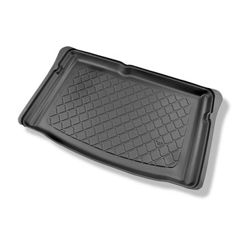 Tapis de coffre adapté pour Skoda Citigo Hayon (10.2011-2019) - bac de coffre - protection de coffre voiture - coffre inférieur; non pour Skoda Citigo-e IV