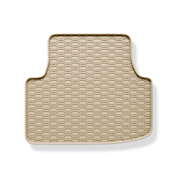 Tapis de sol en caoutchouc adapté pour Volkswagen Passat B8 Berline, SW (2014-2023) - tapis de voiture - beige - 4 pcs.