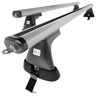 Barres de toit en aluminium adapté pour Skoda Octavia IV Liftback (2019-....) - 