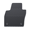 Tapis de sol en caoutchouc adapté pour Skoda Kamiq Crossover (2019-....) - tapis de voiture - noir - 4 pcs.