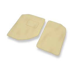 Tapis de Sol Velours adapté pour Dodge Durango II SUV (2004-2009) - Premium tapis de voiture - beige