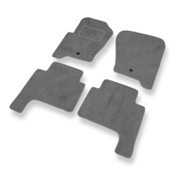 Tapis de Sol Velours adapté pour Land Rover Range Rover Sport I SUV (2004-2013) - Premium tapis de voiture - gris