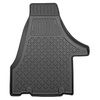 Kit tapis de coffre et tapis de voiture TPE pour: Volkswagen Multivan T6, T6.1 Van (06.2015-2021) - long entraxe;pour la 3ème rangée de sièges;taille du tapis 124 cm large x 100 cm long