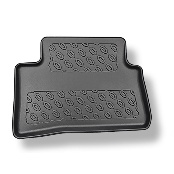 Tapis de sol en TPE adapté pour Toyota C-HR I, II SUV (01.2017-....) - non pour version Plug-in hybride - tapis de voiture - noir