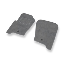 Tapis de Sol Velours adapté pour Land Rover Discovery III SUV (2004-2009) - Premium tapis de voiture - gris