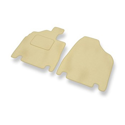 Tapis de Sol Velours adapté pour Kia Carnival II Monospace (2006-2010) - Premium tapis de voiture - beige