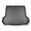 Tapis de coffre adapté pour Volkswagen ID.4 SUV (12.2020-....) - bac de coffre - protection de coffre voiture - coffre inférieur; modèles sans plancher amovible du coffre