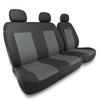 Housses de siège adaptées pour Fiat Ducato III, IV, V, VI (1994-....) - housse siege voiture universelles - couverture siege - BE-2