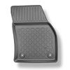 Tapis de sol en TPE adapté pour Volkswagen Caddy V Maxi Van (11.2020-....) - 5 ou 7 sièges; sans la troisième rangée de sièges - tapis de voiture - noir