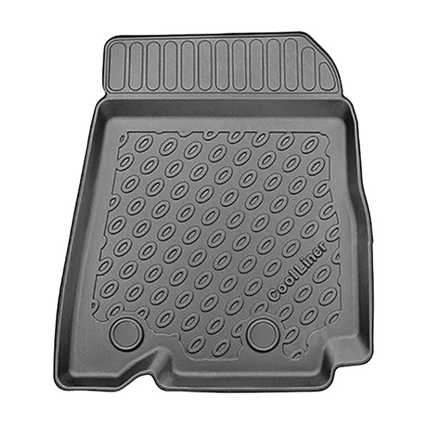 Tapis de sol en TPE adapté pour Renault Arkana SUV (03.2021-....) - non pour E-Tech Hybrid - tapis de voiture - noir