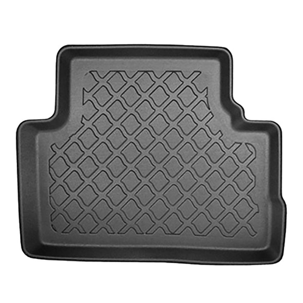 Kit tapis de coffre et tapis de voiture TPE pour: Nissan Qashqai II J11 Crossover (02.2014-05.2021) - coffre inférieur avec roue è usage temporaire (plancher double enlevé du coffre)