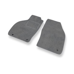 Tapis de Sol Velours adapté pour Saab 9-3 I Coupé, Hayon, Cabriolet (1998-2002) - Premium tapis de voiture - gris