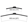Balais d'essuie-glace de pare-brise adaptés pour Honda City Berline (01.2006-12.2008) - balais plat