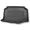 Tapis de coffre adapté pour Seat Ibiza V 6F Hayon (06.2017-....) - bac de coffre - protection de coffre voiture - coffre inférieur; modèles sans plancher amovible du coffre